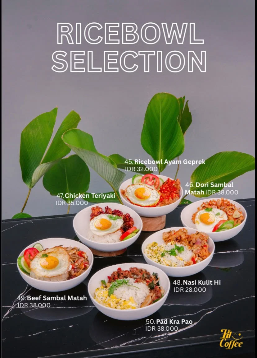 Rice Bowl Selection - Dori Sambal Matah